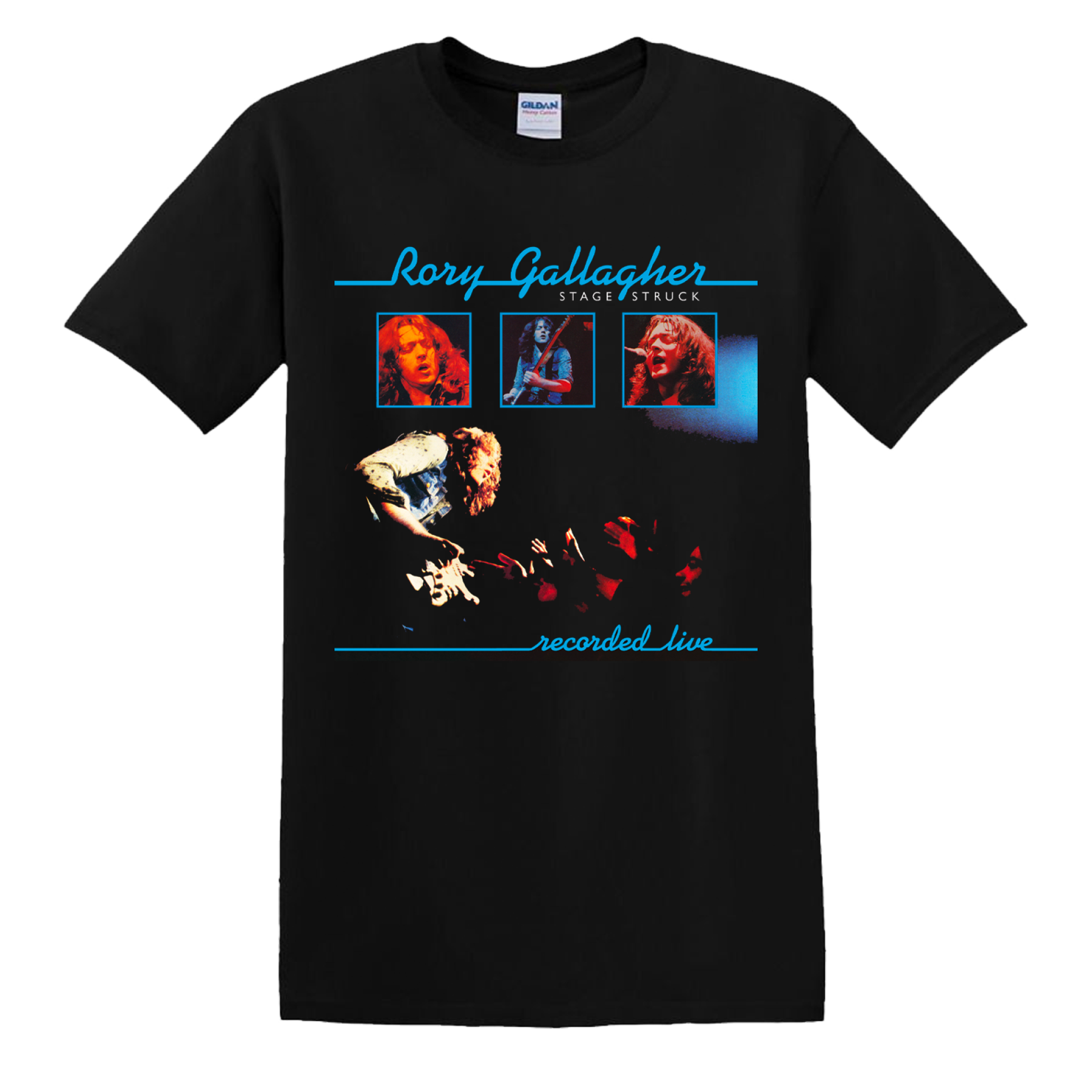 Rory Gallagher - Official Stage Struck album (1980) T-shirt 