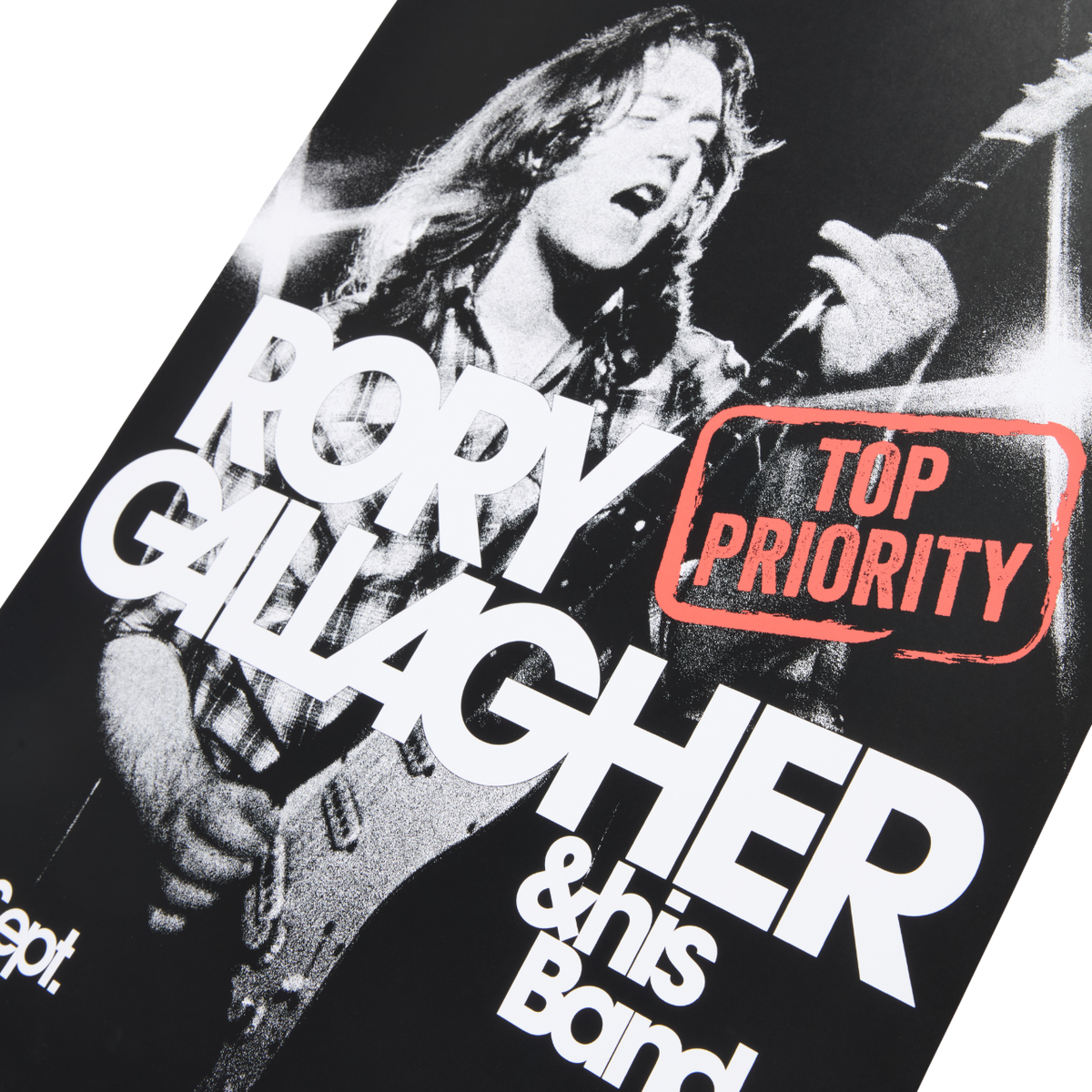 Rory Gallagher - 1979 German Tour Hand-Pulled Screenprint