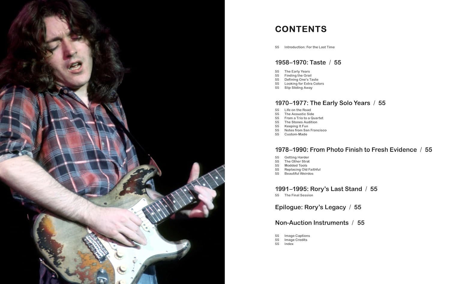 Julien Bitoun - Gallagher's Guitars: The Rory Gallagher Collection Hardback Book