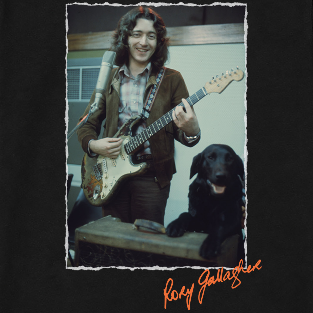 Rory Gallagher - Rory and a Four-Legged Friend T-Shirt..